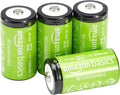 Amazon Basics 4-Pack Rechargeable C Cell NiMH Batteries, 5000 mAh, Pre-Charged by AmazonBasics