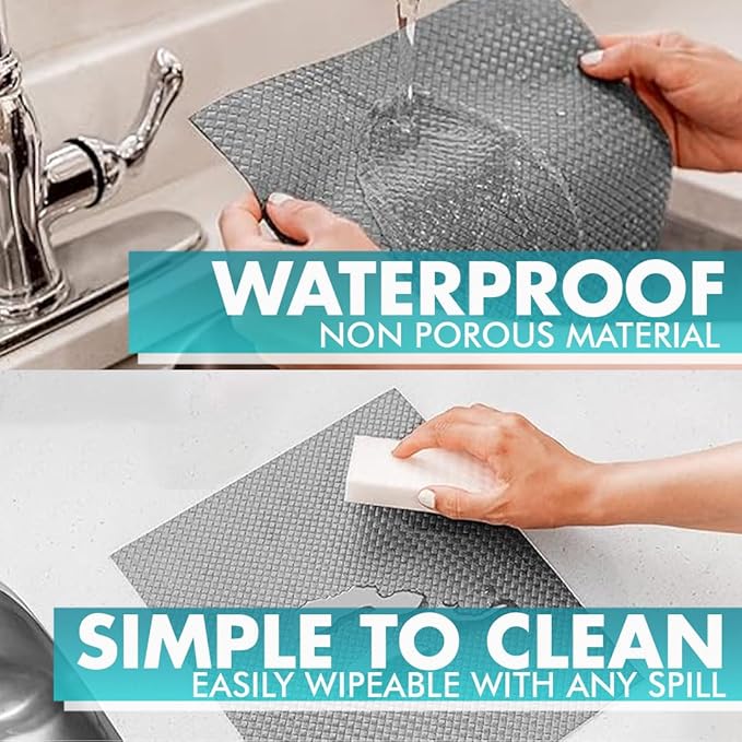Shelf Liner, Drawer Liner & Kitchen Cabinet Liner – Thick Waterproof Rubber - Image 2