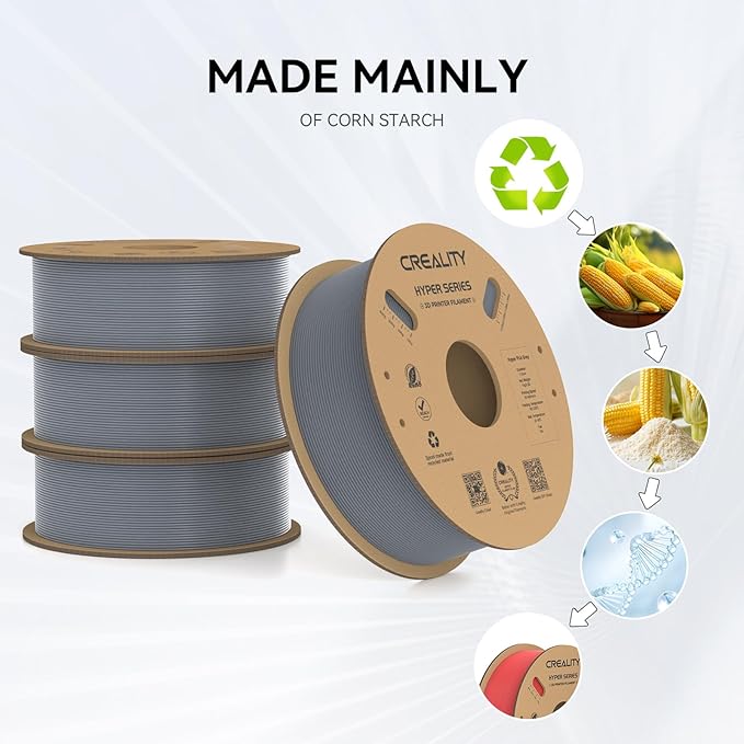 Creality Hyper PLA Filament 1.75mm, 30-600mm/s High Speed 3D Printer Filament - Image 3