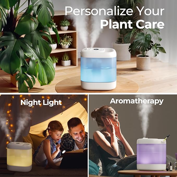 Homvana Humidifiers for Bedroom, 5L Super Easy to Clean Top Fill Auto Adapt - Image 8