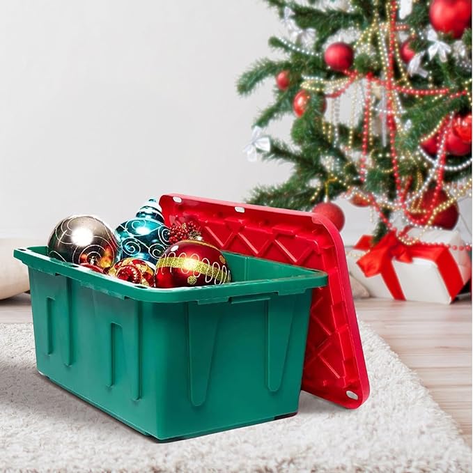HOMZ 2-Pack Durabilt, Heavy Duty Plastic Storage Bins - Image 9