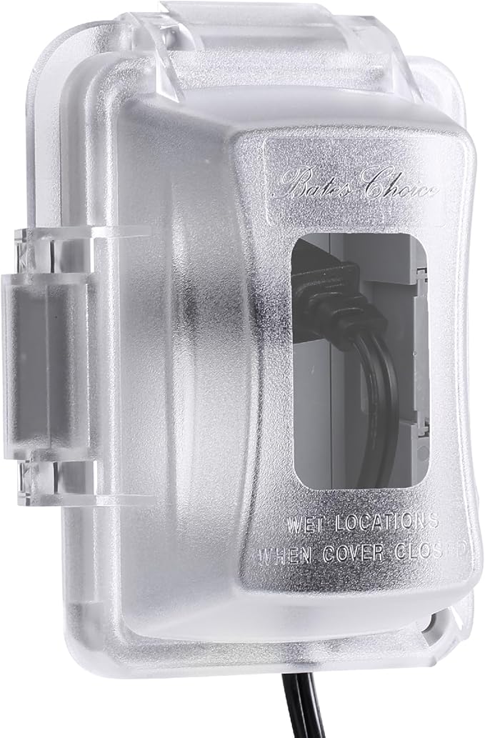 Bates- Weatherproof Electrical Outlet Cover, Outdoor Plug Cover by BatesChoice