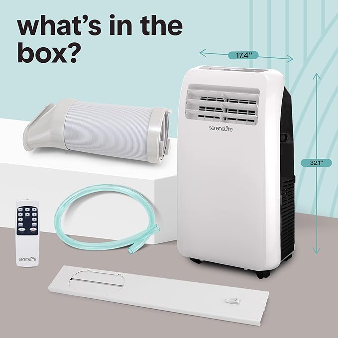SereneLife Small Air Conditioner Portable 12, 000 BTU - Image 7
