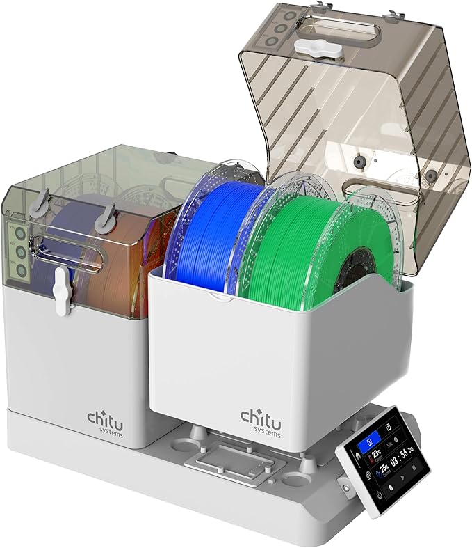 Chitu Systems E1 Filament Dryer 4 Spools, Auto-Humidity Hold, Independent by chitusystems