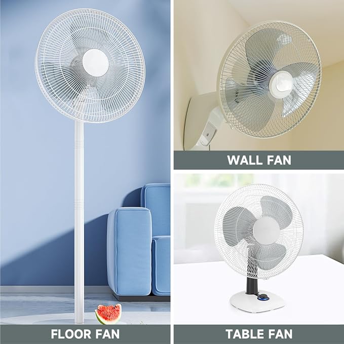 VOSAREA Plastic Fan Blades Replacement, 3 Leaves Replacement Fan Blades - Image 5