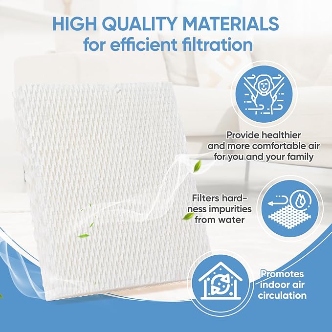 HFT600 6 Pack Humidifier Wicking Filter T Replcement Compatible - Image 6