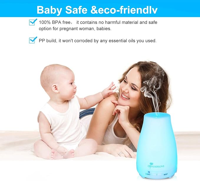 Diffuserlove Essential Oil Diffusers 200ML Remote Control Ultrasonic Mist - Image 3