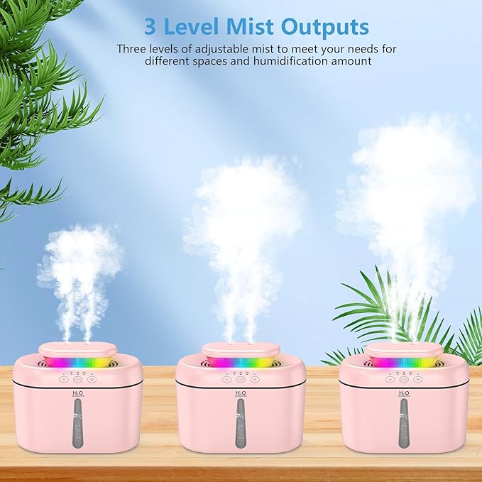 SZO Humidifiers for Bedroom, 2.5L Capacity, Auto Shut-Off, 16 dB Quiet - Image 6