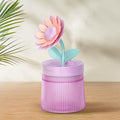Cute Flower Mini Humidifier, 260ml Sunflower Desktop Humidifiers by Cerrota