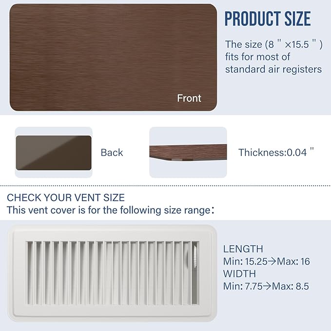 BEWAVE High Strength Magnetic Vent Covers - Image 3