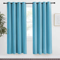 NICETOWN Teal Blue Blackout Curtain 78 inch Long, W55 x L78, 1 Panel, Thermal by NICETOWN
