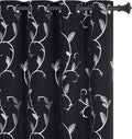 BUHUA Blackout Curtains 63 Inch Length 2 Panels Thermal Insulated Window by BUHUA
