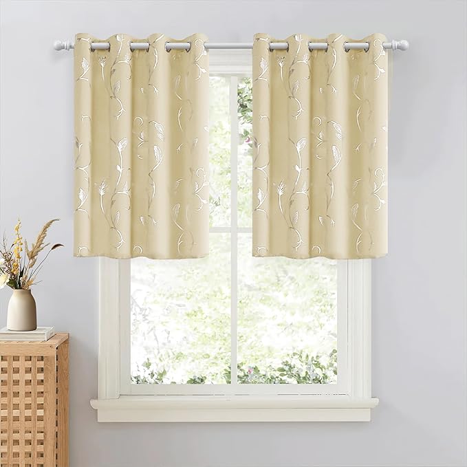 BUHUA Blackout Small Window Curtains by BUHUA