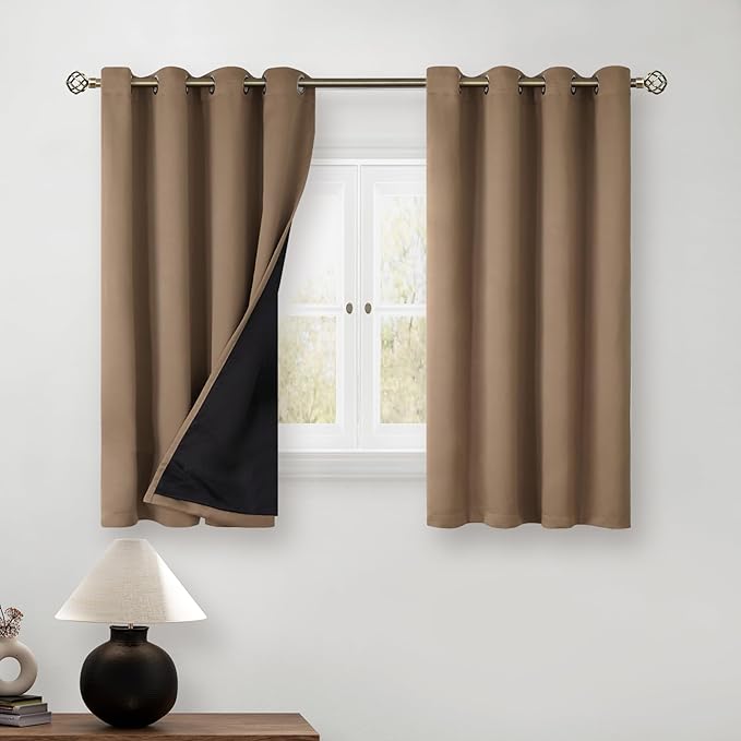 BGment Short 100% Blackout Curtains by BGment