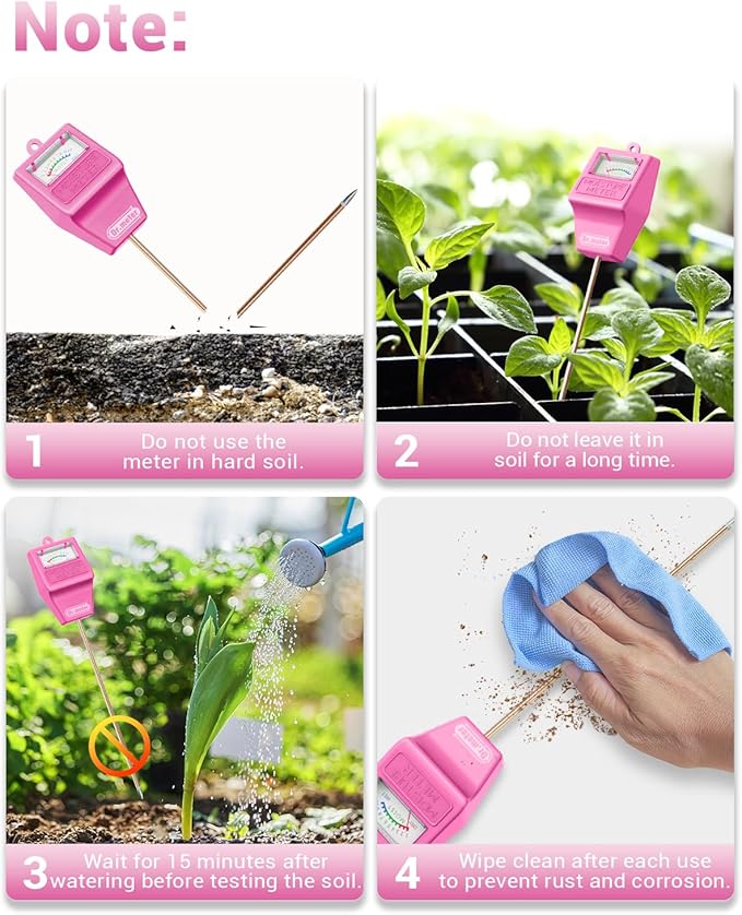 Soil Moisture Meter Tester for Plants, Hygrometer Moisture Sensor for - Image 6
