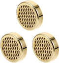 3Pcs Golden Round Humidifier for Humidor, Abs Sponge Humidification Accessory by HEMOTON