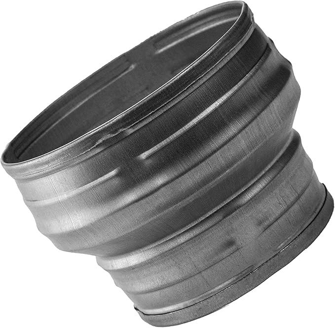 Vent Systems 4" Inch to 3" Inch Duct Reducer – Galvanized Steel HVAC Pipe - Image 7