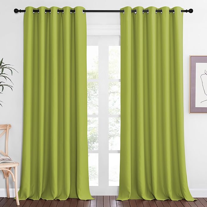 NICETOWN Blackout Curtains 84 Inch Length, Thermal Insulated Curtains by NICETOWN