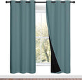 NICETOWN 100% Blackout Window Curtain Panels, Full Light Blocking Drapes by NICETOWN