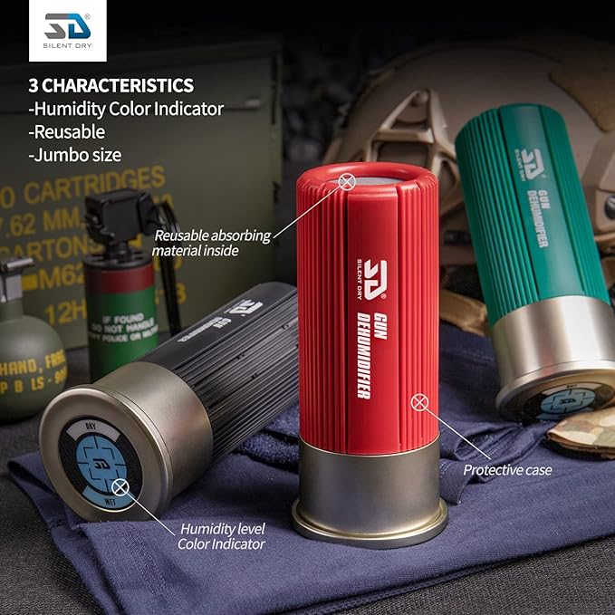 SILENT DRY Cordless Gun Safe Dehumidifier – Reusable Mini Dryer - Image 6