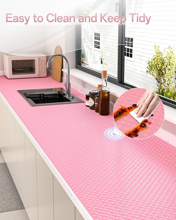 Shelf and Drawer Liner for Kitchen Cabinet, Non-Adhesive 12in x 120in - Image 7