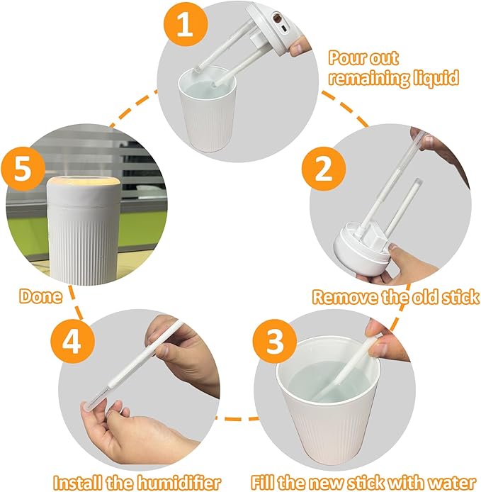 60PCS Humidifier Stick Filter Refill - Image 5