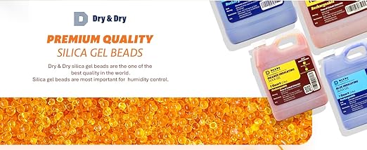 Dry & Dry Premium Orange Indicating Silica Gel Desiccant Beads - Image 8