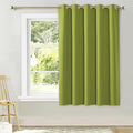 NICETOWN Bedroom Window Blackout Curtain Panel, Fresh Green, 1 Panel, 70 x 63 by NICETOWN