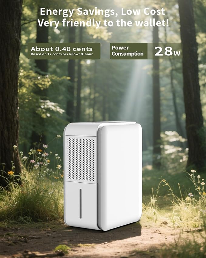 3 in 1 Dehumidifier, Humidifier & Air Filtration & aroma diffuser combo - 39Oz - Image 11