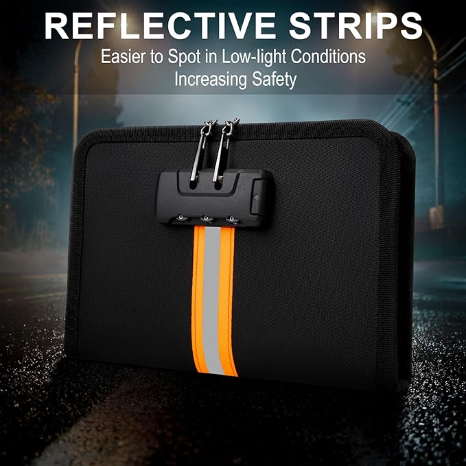 Fireproof Money Bag, Money Bag - Image 4