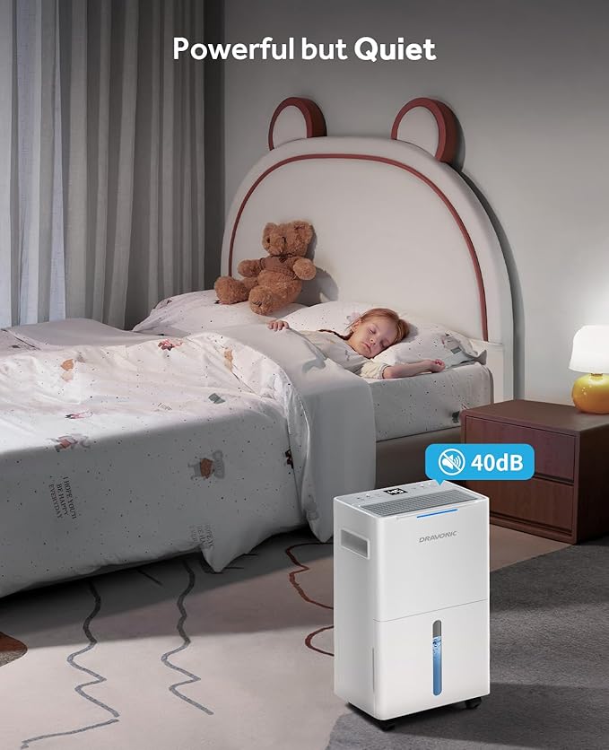 Dehumidifiers for Home with Drain Hose, Smart Humidity Control, 3 Modes for - Image 7