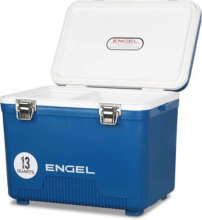 ENGEL 13qt Leak-Proof, Air Tight, Drybox Cooler and Small Hard Shell Lunchbox by ENGEL