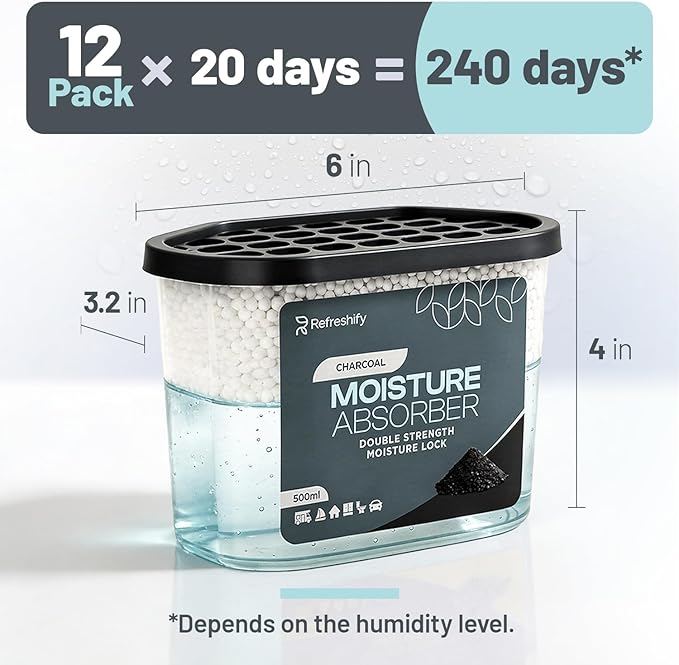 Premium Moisture Absorbers and Dehumidifier Tubs – High-Efficiency Closet - Image 8