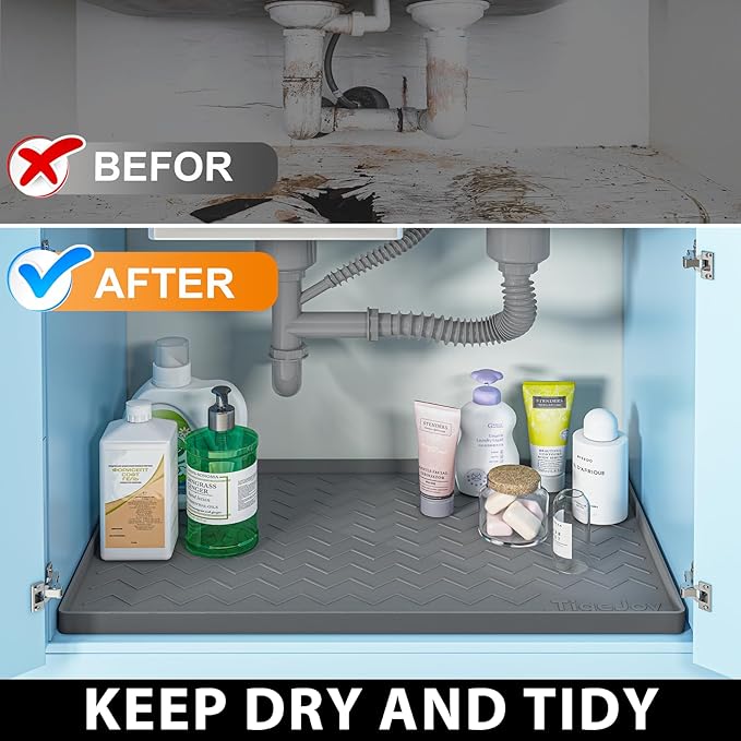 TigeJoy 25" x 19" Under Sink Mats - Image 5