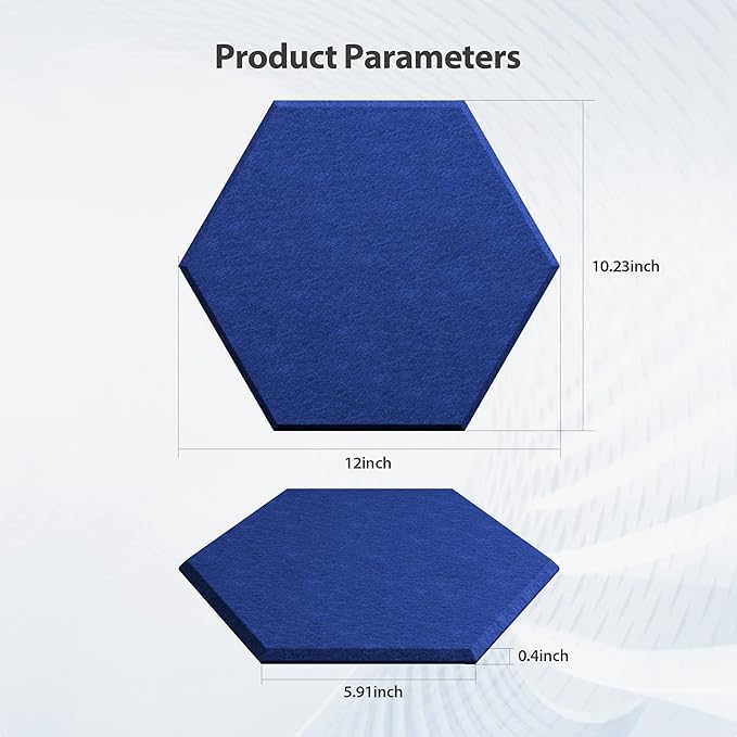 12 Pack Acoustic Panels Self Adhesive Sound Proof Foam, High Density Sound - Image 6