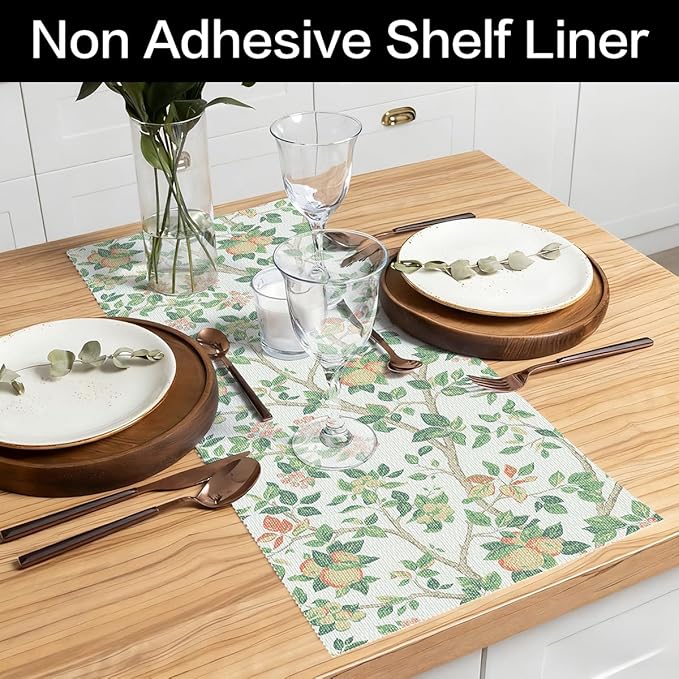 Shelf Liner for Kitchen Cabinets Non Adhesive Drawer Liners Non Slip Cupboard - Image 3