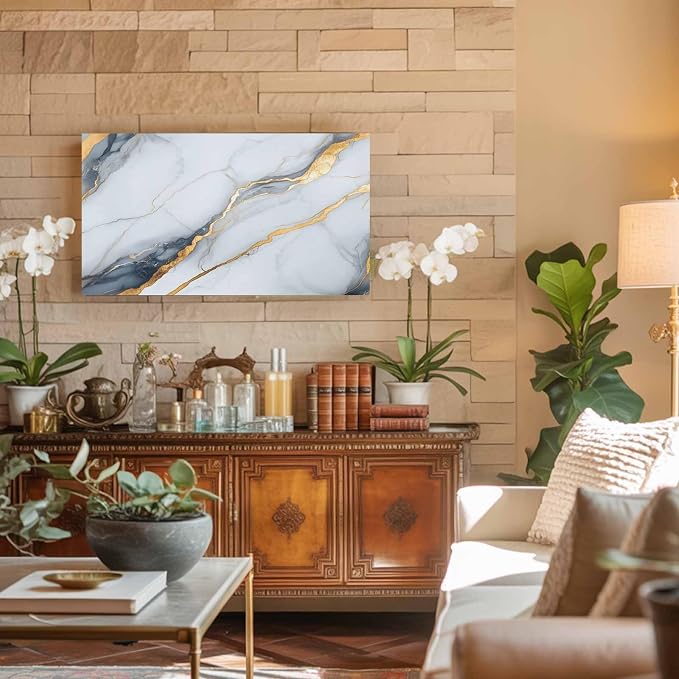 BEMIGO Elastic Indoor TV Cover 85" Dust Protector, Modern Ink Painting Art - Image 4
