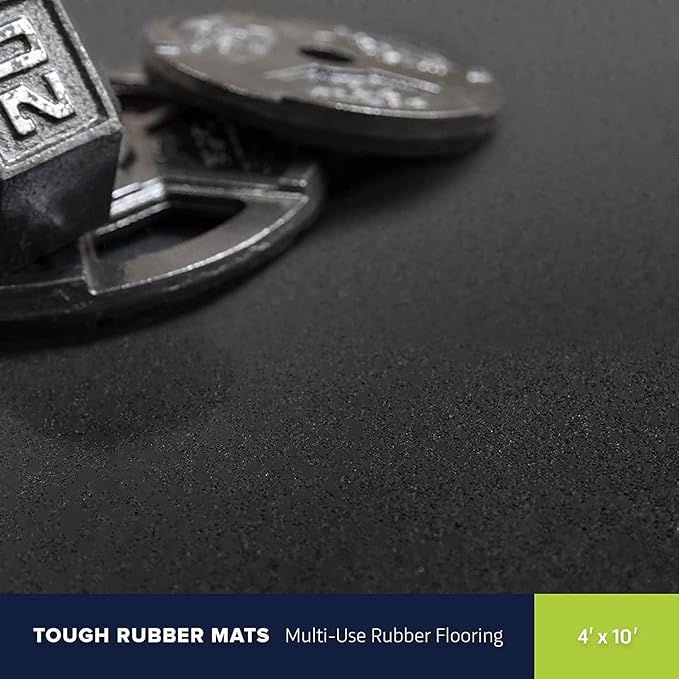 Flooring Inc's 1/4" Thick Tough Rubber Flooring Roll | Flexible Recycled Rubber - Image 5