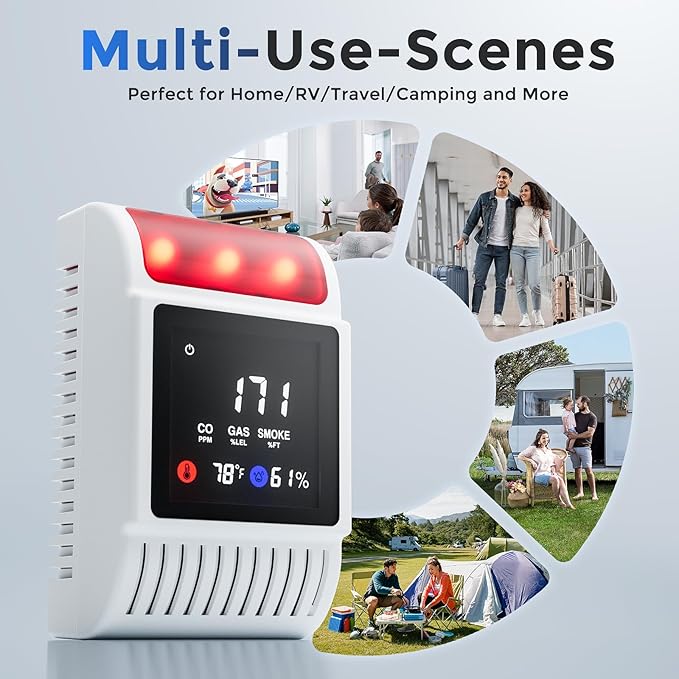 Carbon Monoxide Detectors & Gas Detector, Smoke and Carbon Monoxide Detector - Image 7