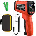 Infrared Thermometer Gun, Include K-Type Probe by MOONASCEND