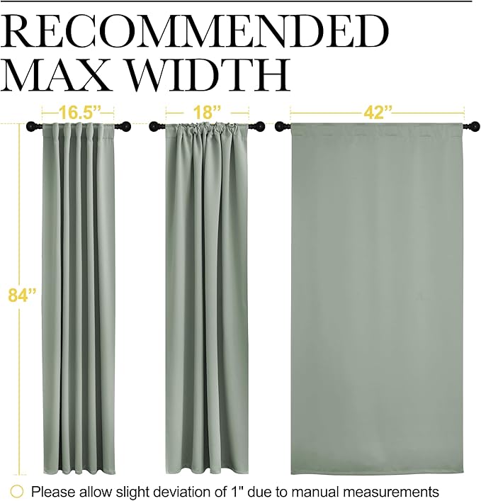 NICETOWN Vertical Blinds Window Curtain Panels - Image 7