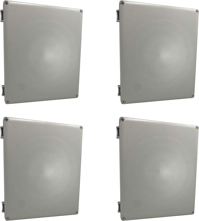 Co. 12"x10"x4" PS Plastic Weather & Dust Proof Junction Conduit Box Electronics by DJCSupplyCompany