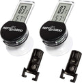 REPTI ZOO 2 Pack Reptile Terrarium Thermometer Hygrometer Digital Display Pet by REPTIZOO
