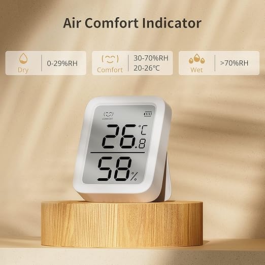 SwitchBot Thermometer Hygrometer, Large LCD Display, Notification Alerts - Image 2