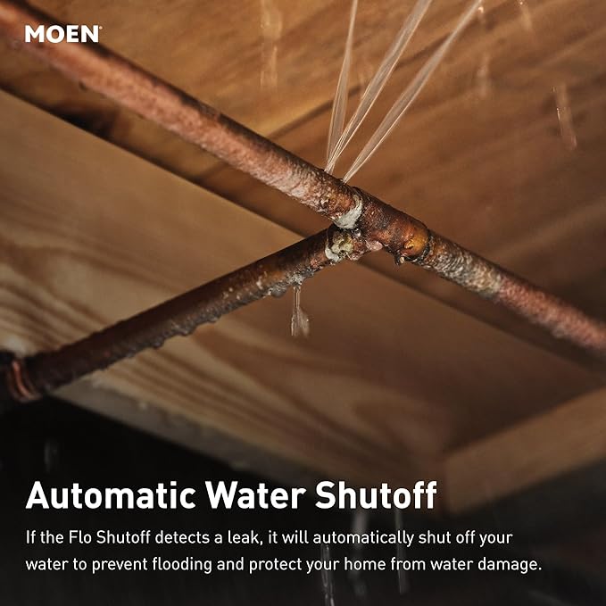 Moen Flo Smart Water Monitor and Automatic Shutoff Sensor, Wi-Fi Water Leak - Image 17
