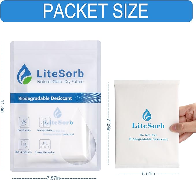Natural Moisture Absorbers, Premium Moisture Absorption Desiccants Safe - Image 7
