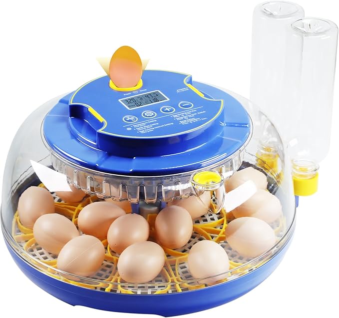 Incubators for Hatching Eggs, 18 Egg Incubator by TEKCOPLUS