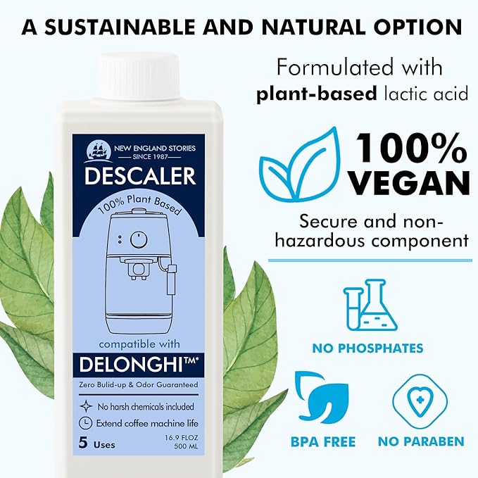 10 Uses DeLonghi Compatible Descaling Solution, Specially Designed to Clean - Image 4
