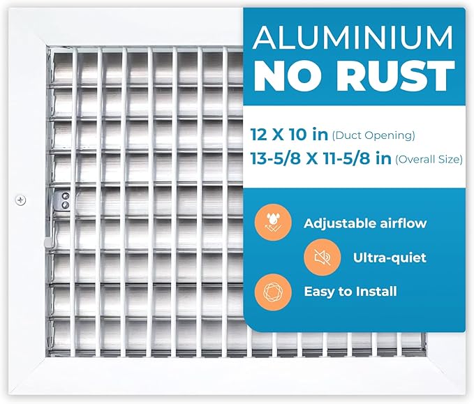 Aluminum 12 x 10 Inch Air Vent Covers by Air360