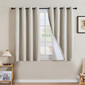 H.VERSAILTEX Linen Curtains 100% Blackout Curtains by HVERSAILTEX